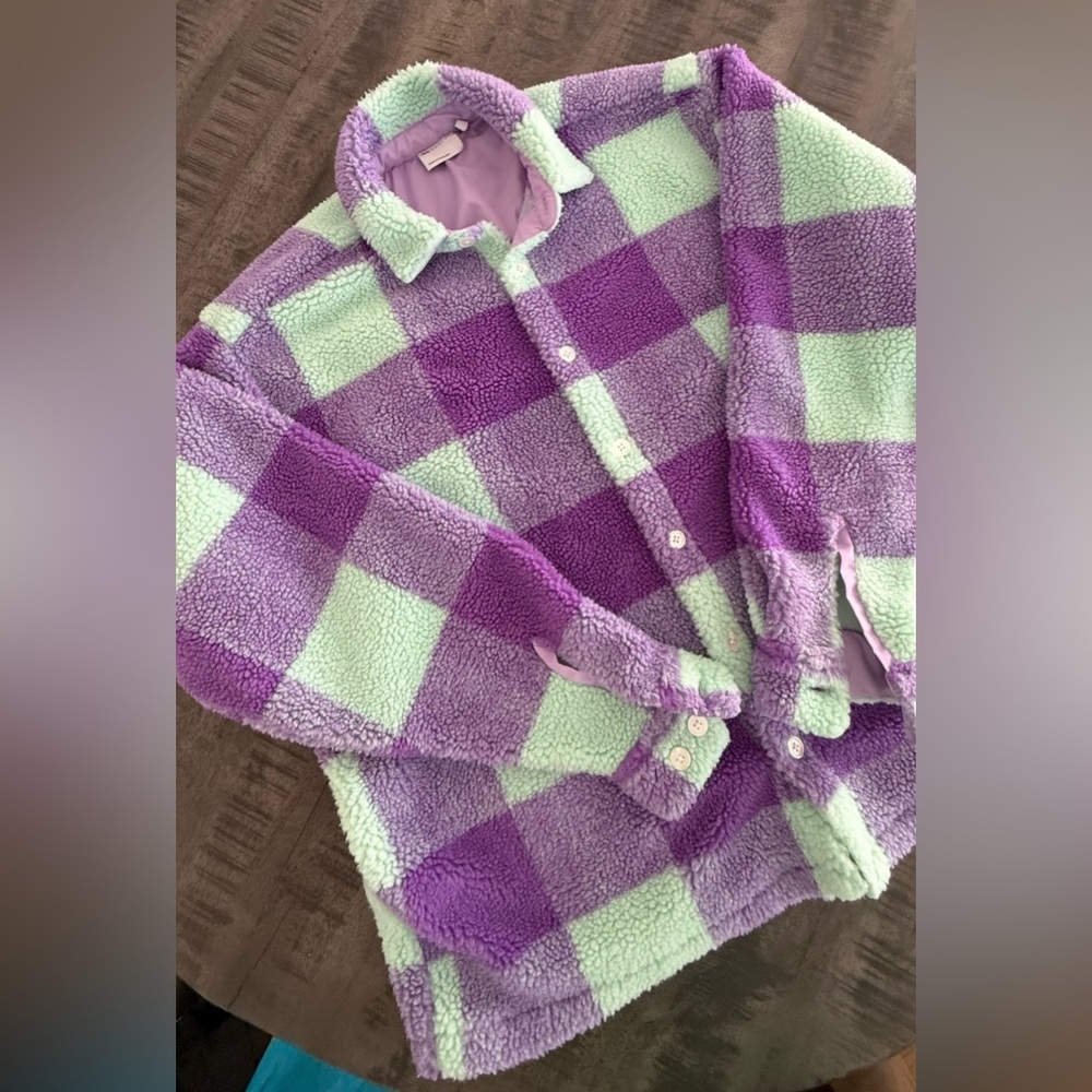 Purple and Green Performance Jacket - Picture 5 of 7